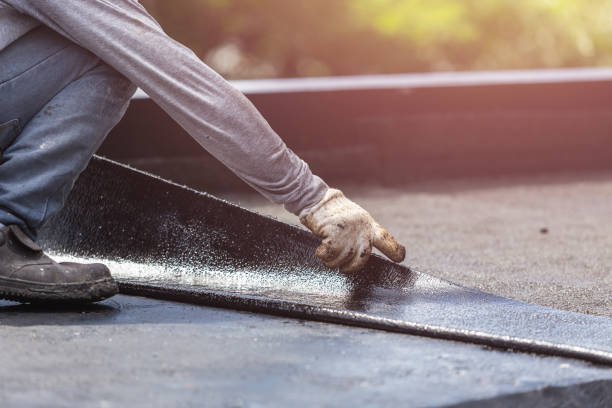 Professional Basement Waterproofing technician working in Saint Paul, MN